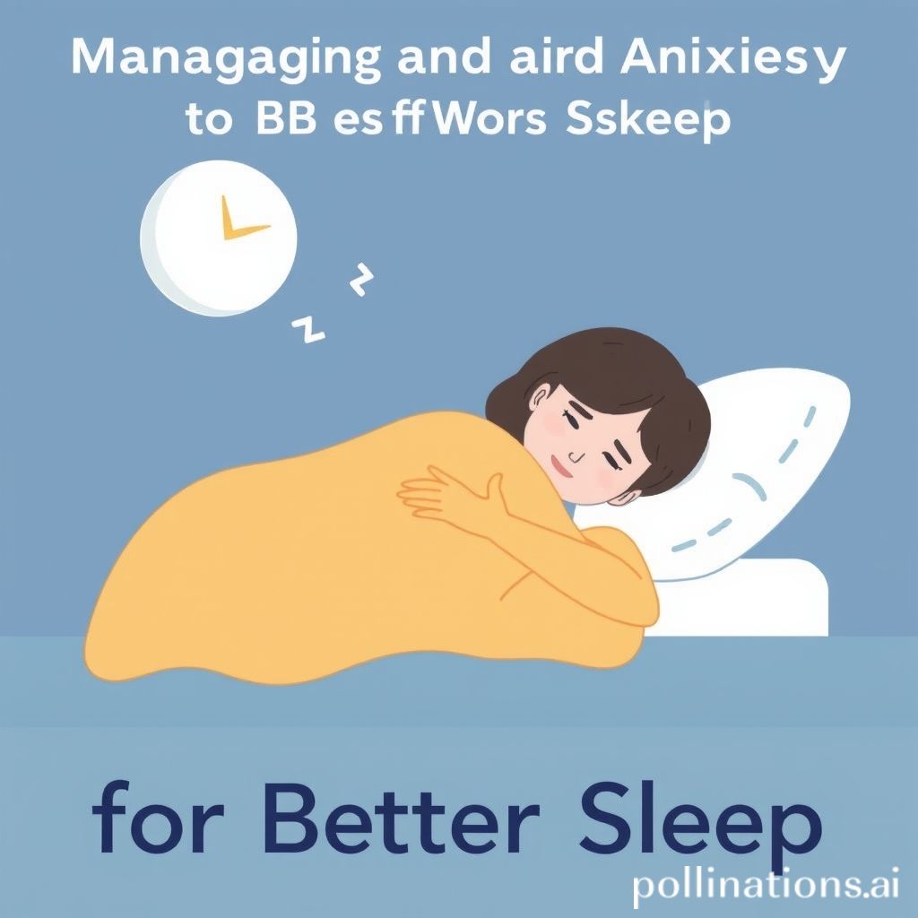 Managing Stress and Anxiety for Better Sleep