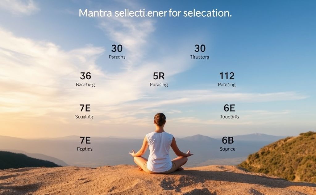 Mantra selection for transcendental meditation