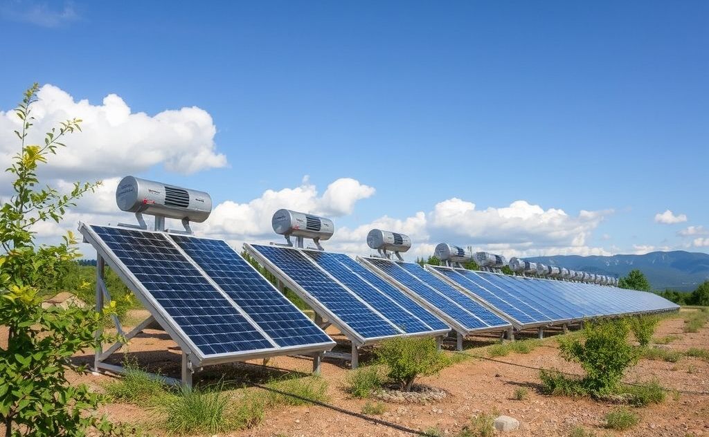Manufacturing solar heaters affects the environment.