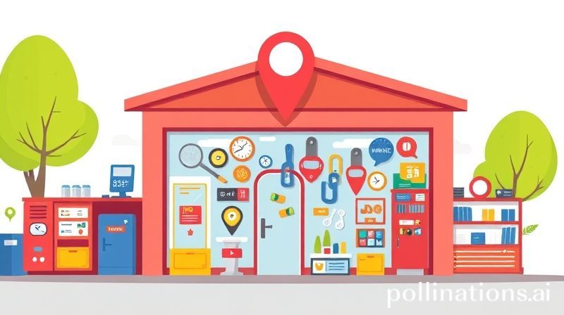 Ilustrasi peta lokasi toko