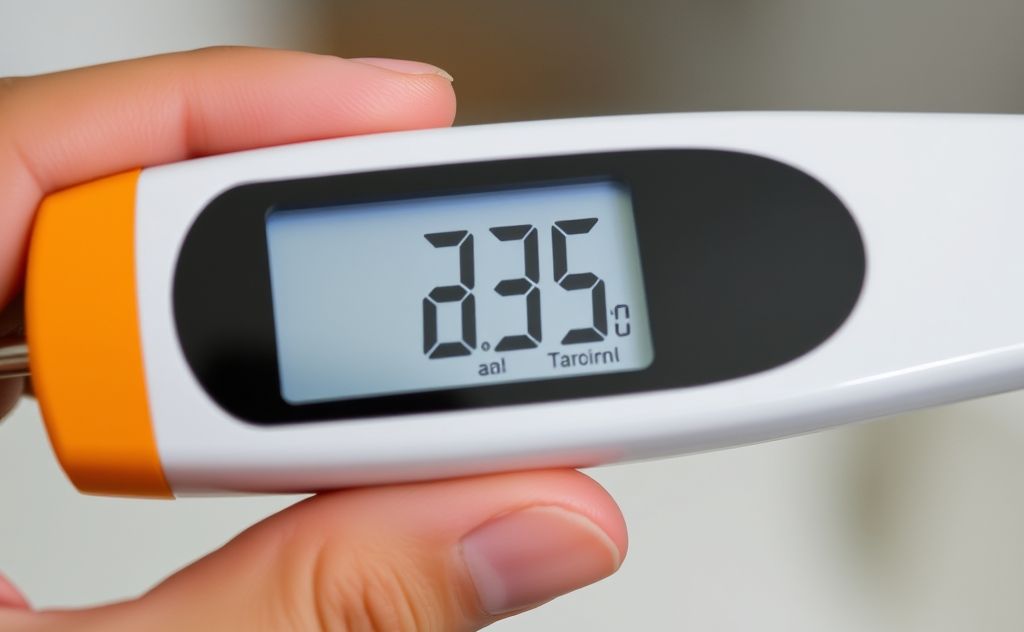 Mastering a digital thermometer's clear display