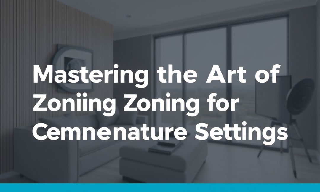 Mastering the Art of Zoning for Customized Temperature Settings