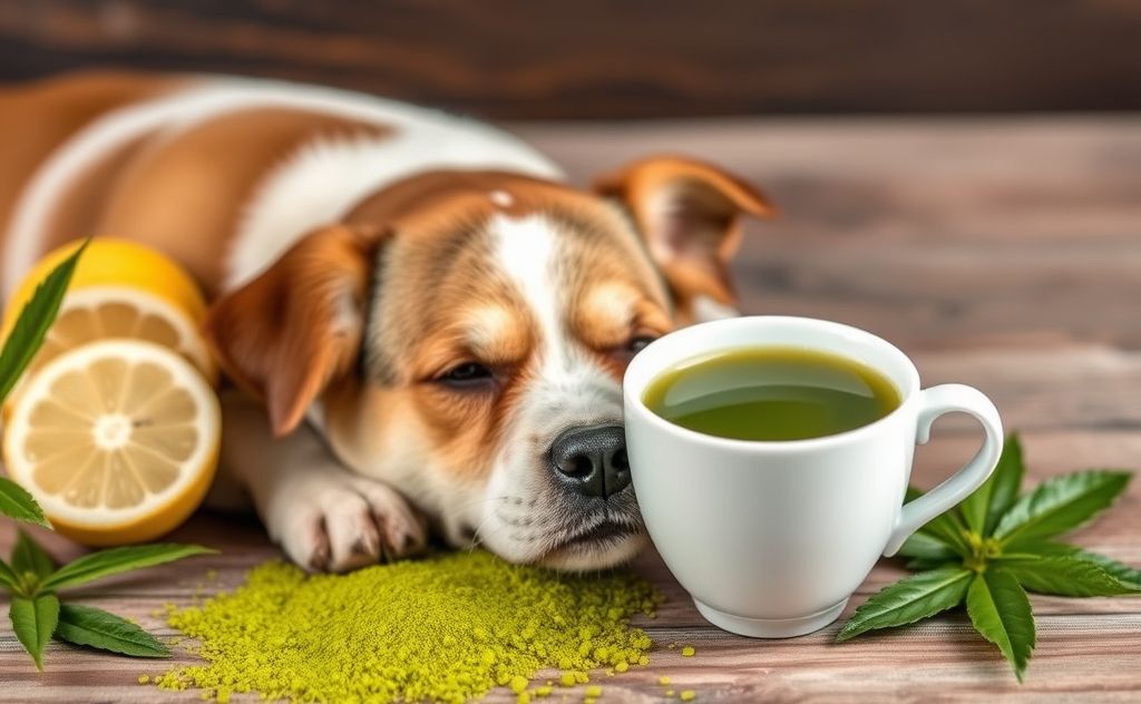 Matcha green tea harmful for dogs health