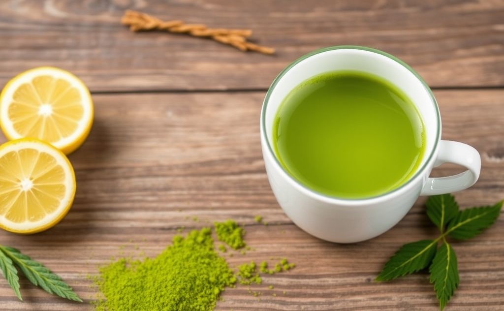 Matcha tea effects on bowel movements