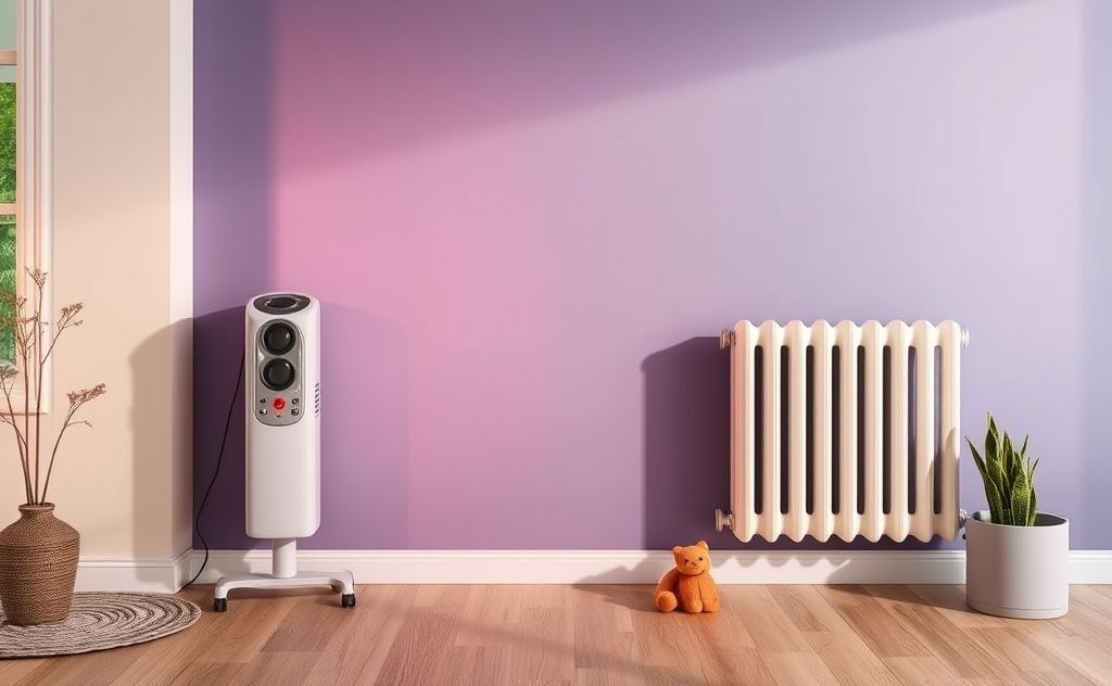 Matching heaters with color palette harmony