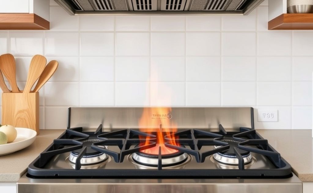 Maximize energy efficiency gas stove usage