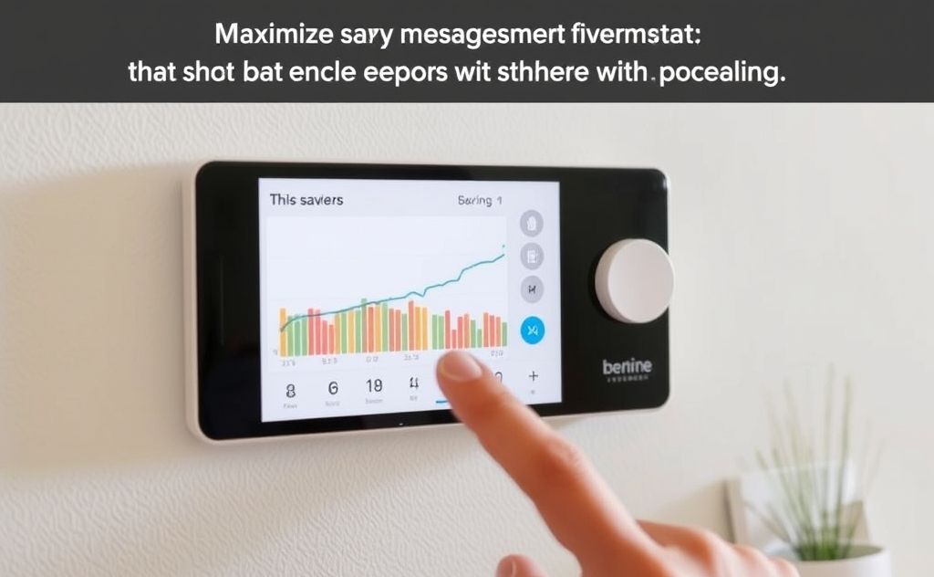 Maximize savings with smart thermostat reports