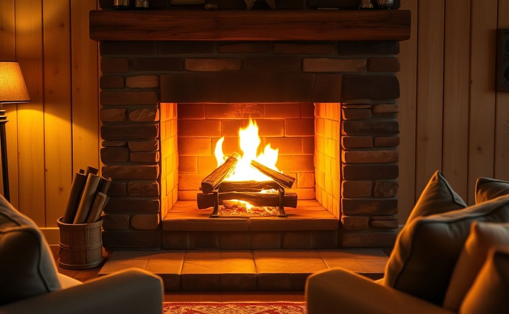 Maximize warmth from your wood burning fireplace tips