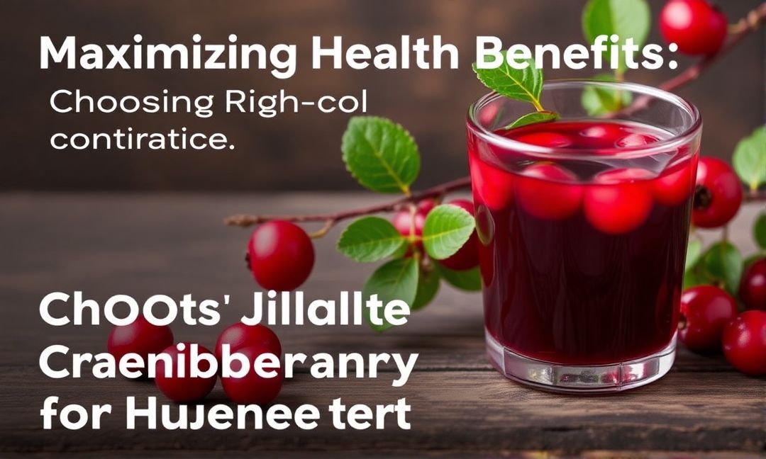 Maximizing Health Benefits: Choosing the Right Cranberry Juice for Nutrient Retention