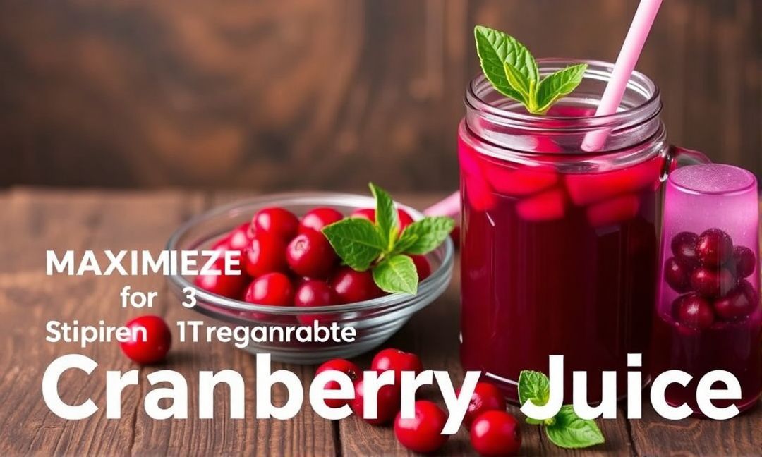 Maximizing Nutritional Benefits Through Homemade Cranberry Juice