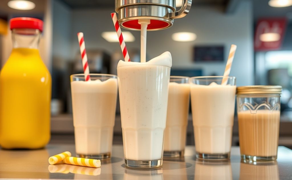 McDonald's milkshake preparation process