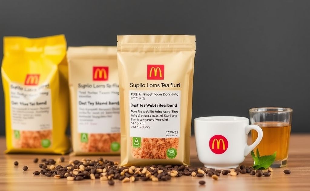 McDonald's tea blend supplier details