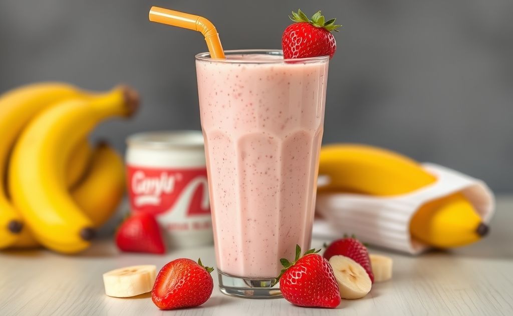 Mcdonald's Strawberry Banana Smoothie delight