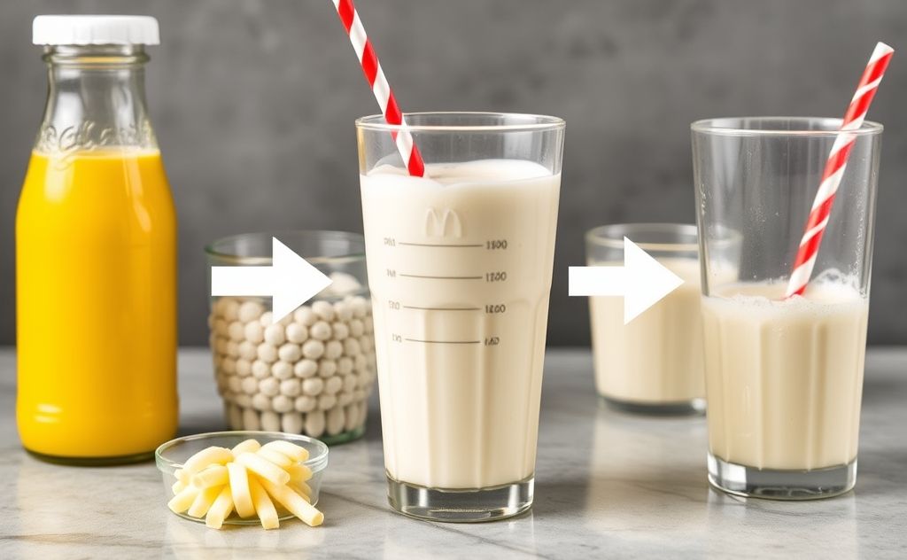 Mcdonald's milkshake ingredients and preparation process