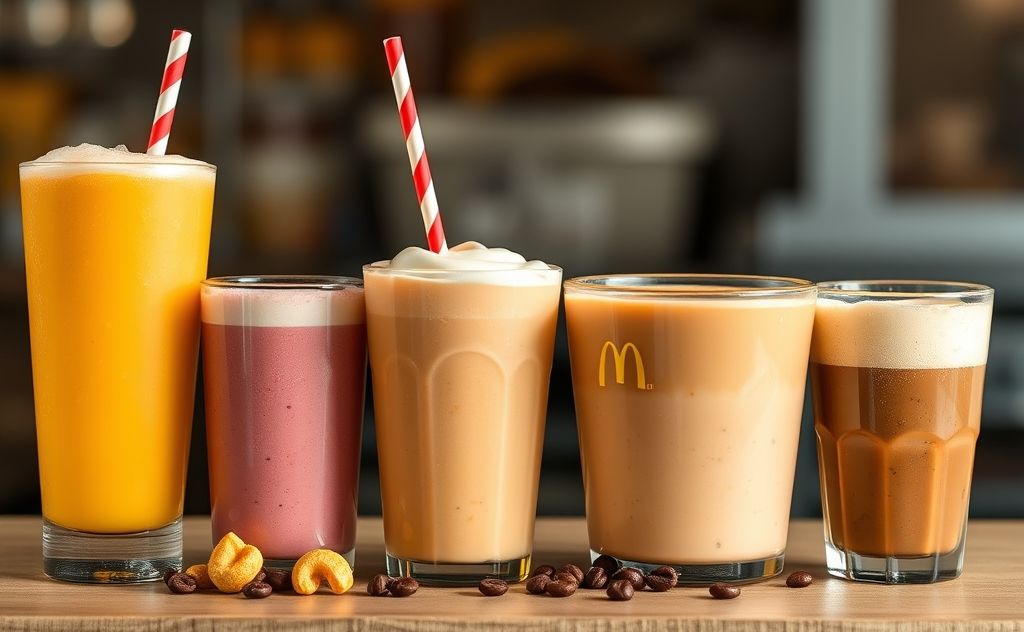 Mcdonalds smoothies caffeine content details