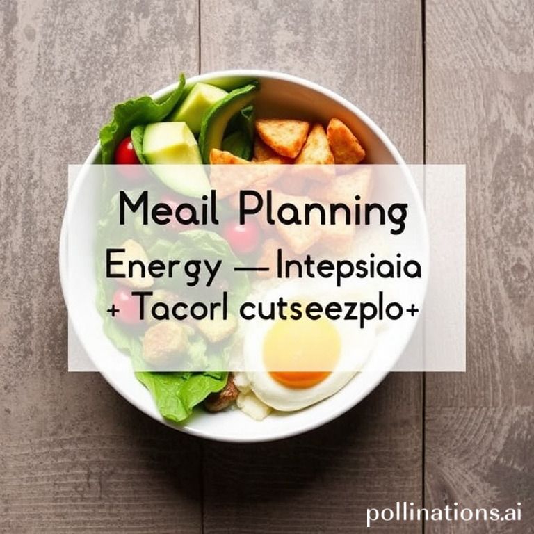 Meal Planning for Energy-Infused Eating