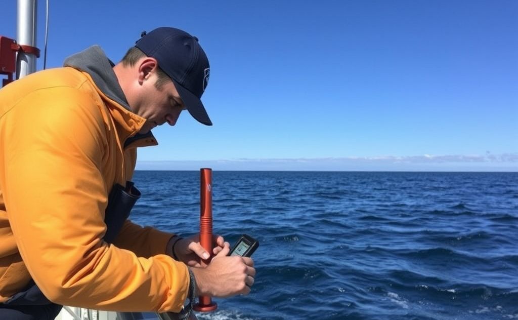 Measuring daily marine temperature changes