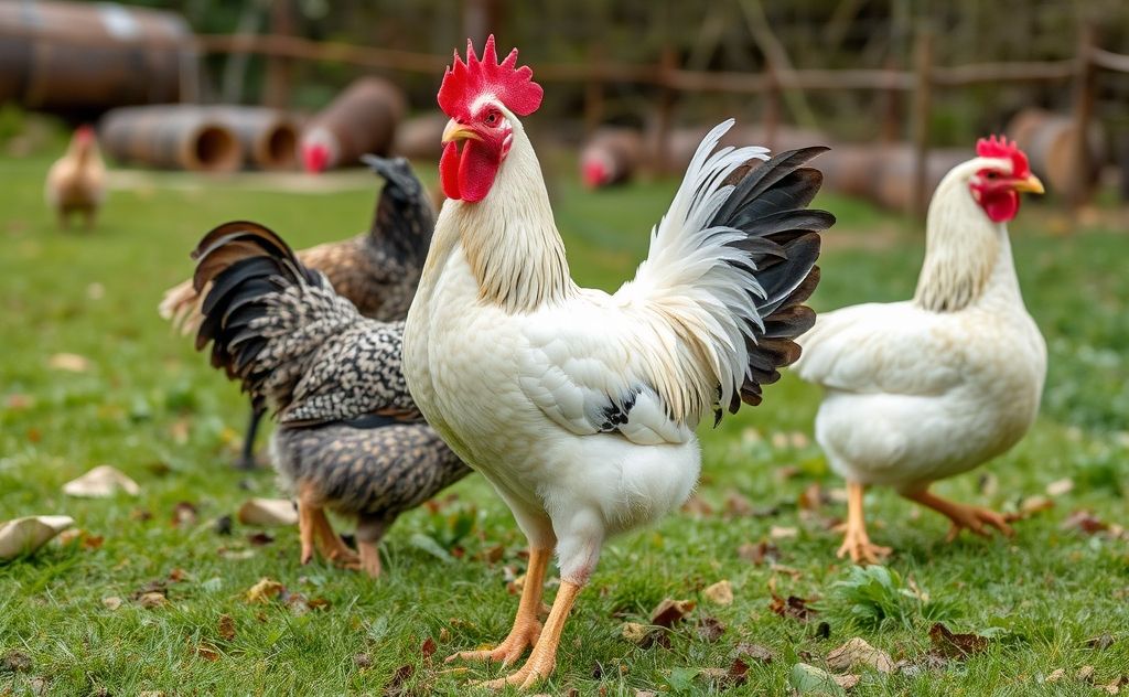 Meat bird cross breeding with Cornish chickens