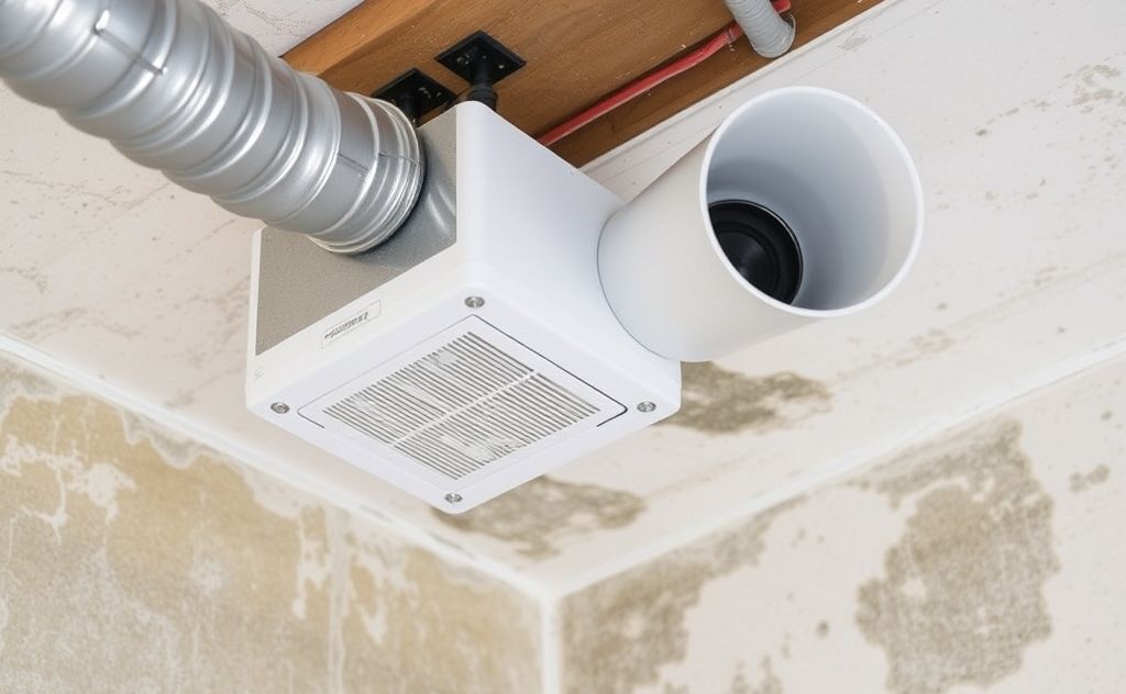 Mechanical ventilation system preventing mold growth