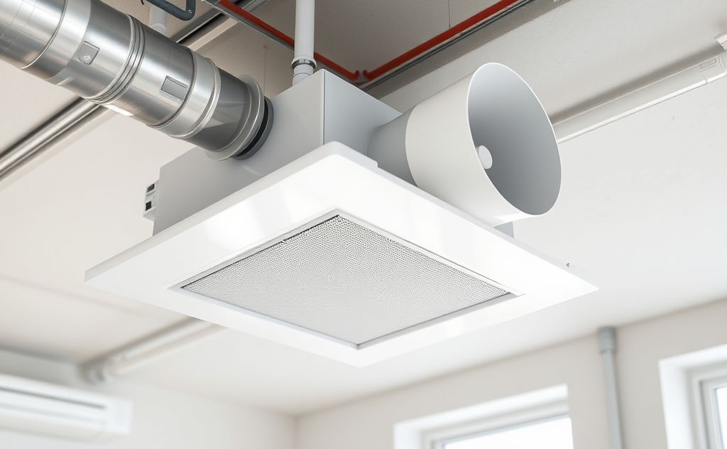 Mechanical ventilation system with energy efficiency
