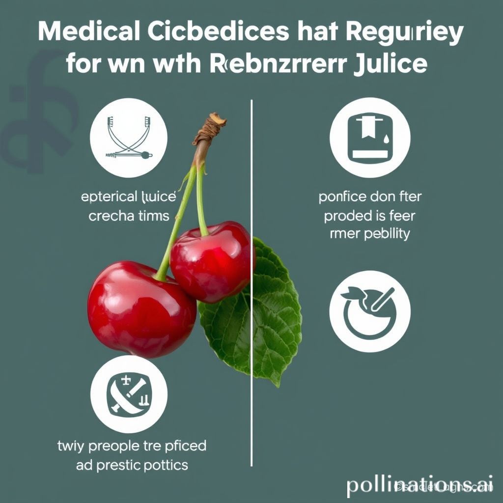 Cautionary Medical Conditions for Tart Cherry Juice Consumption