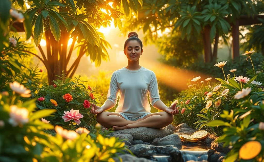 Meditation brings abundance and prosperity