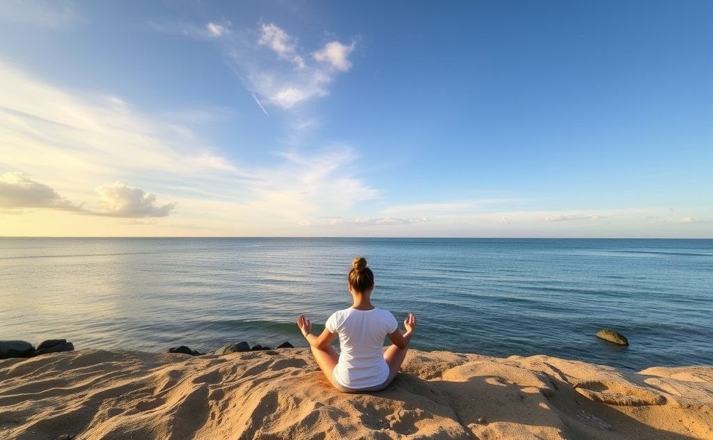 Meditation brings inner peace and clarity