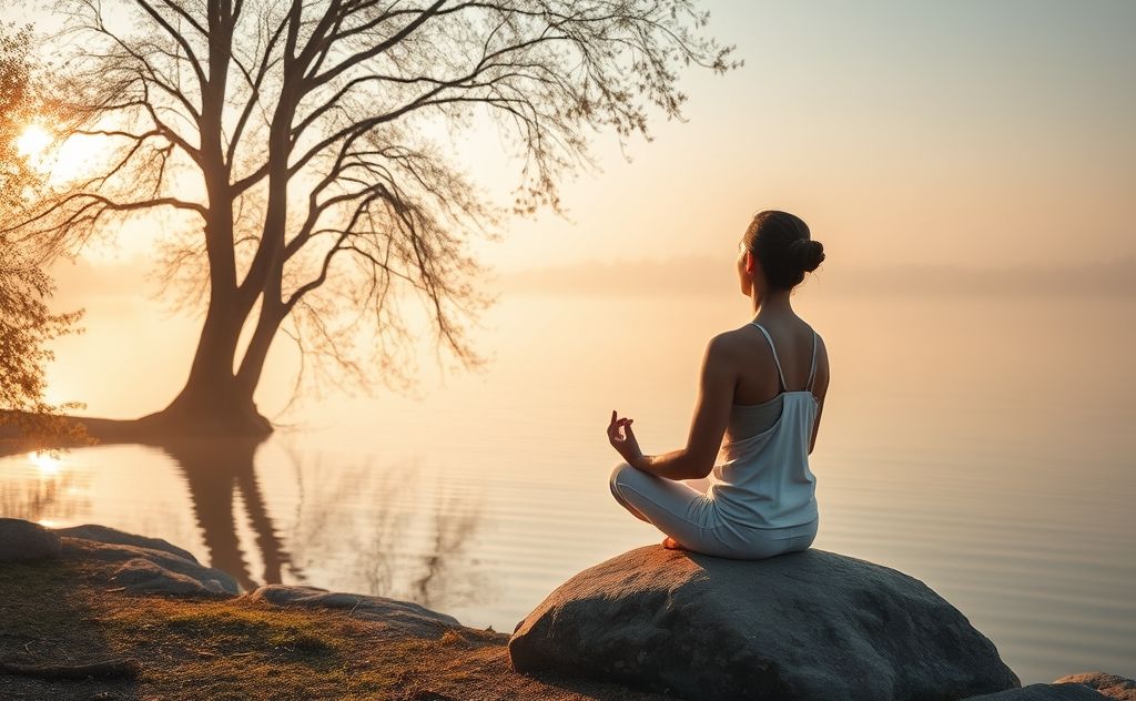Meditation brings inner peace and mental clarity