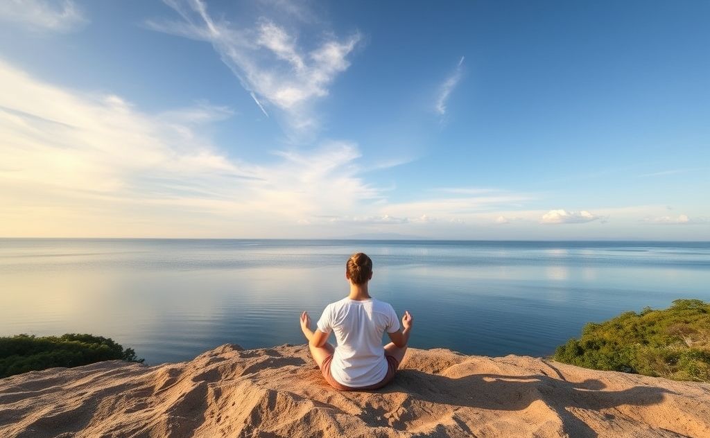 Meditation brings peace and clarity to the mind