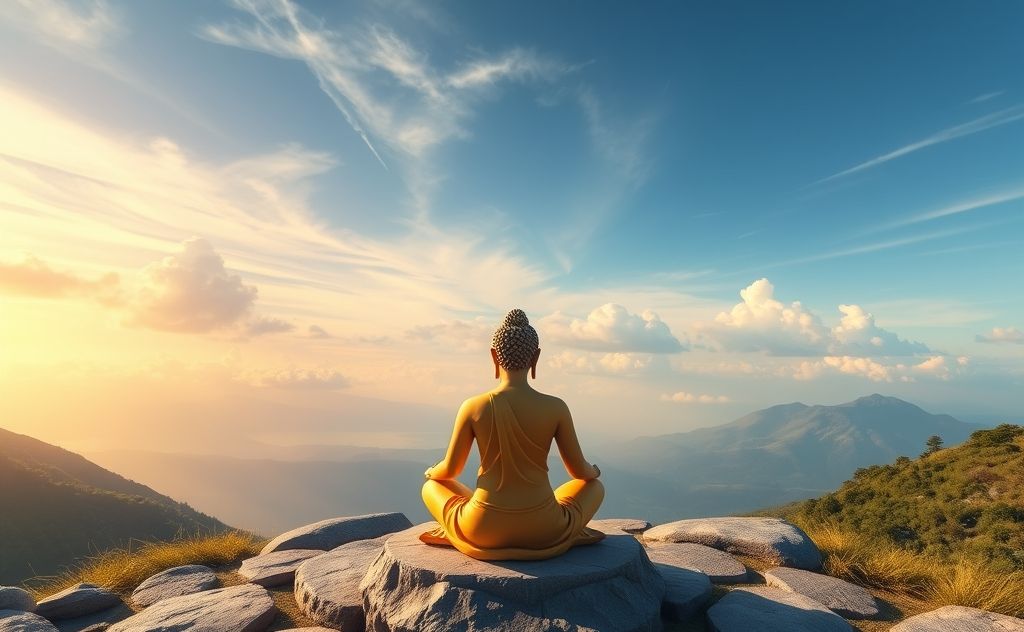 Meditation inspired by Krishna's teachings
