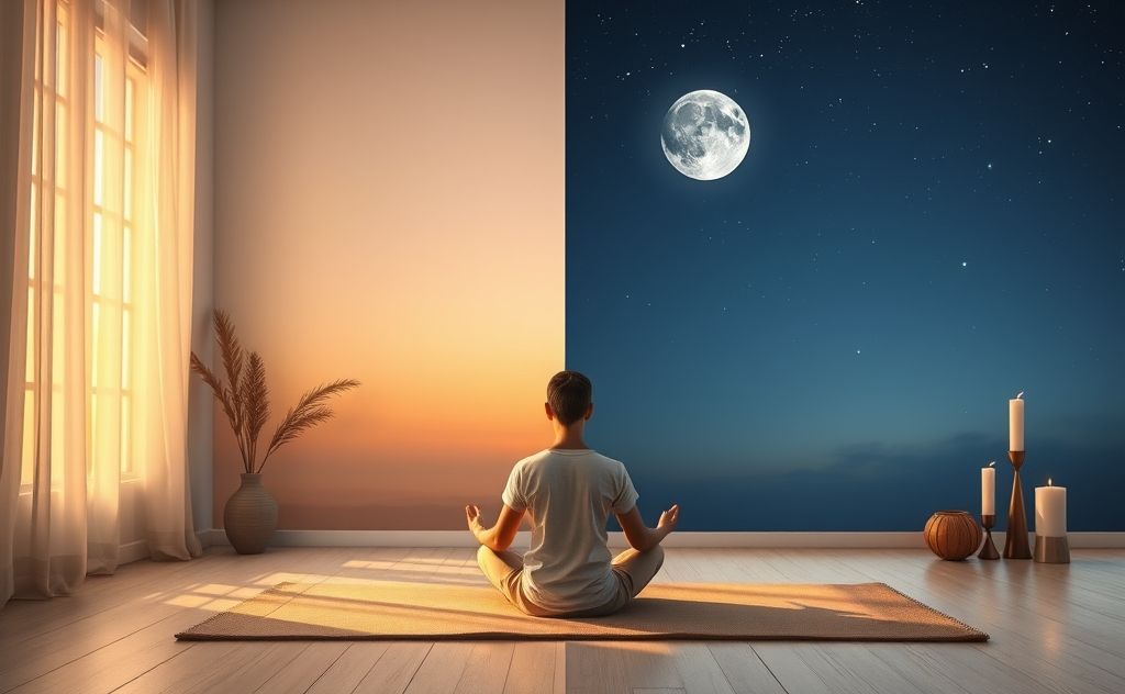 Meditation moments: morning calm or night peace?