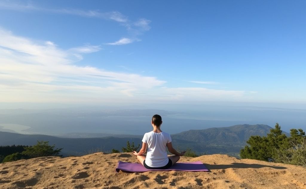 Meditation practice brings calm and clarity over time