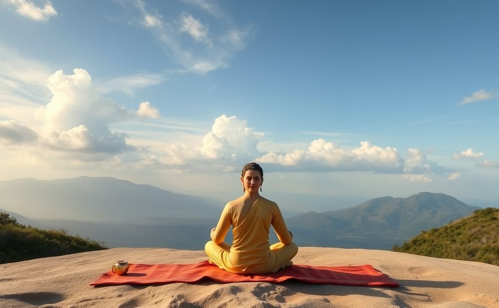 Meditation practice inspired by Krishna teachings