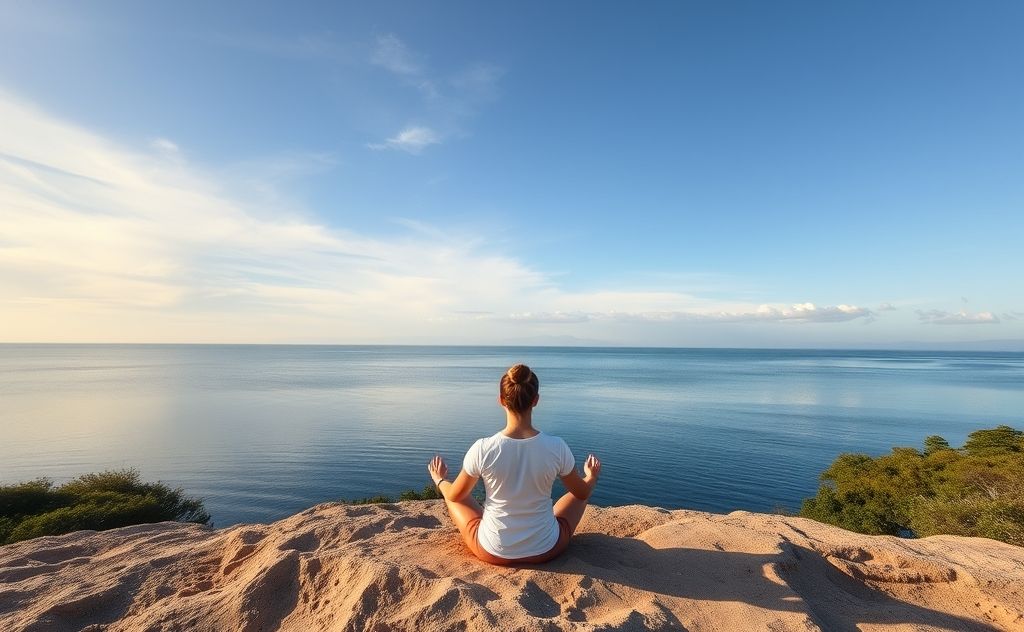 Meditation practice leading to inner peace and clarity