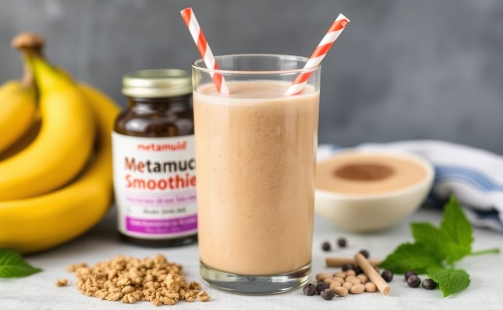 Metamucil smoothie blend for gut health boost