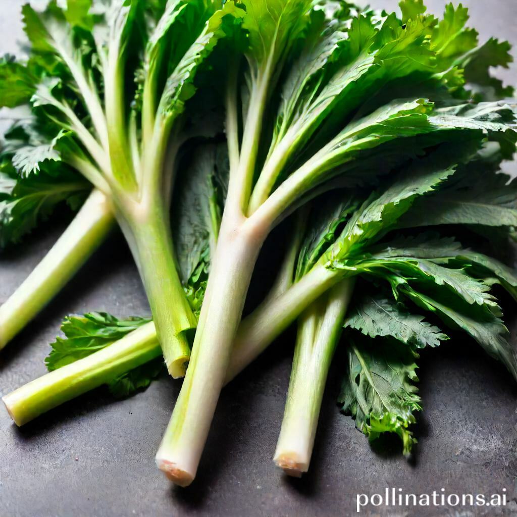 Methods for Freezing Celery Leaves: Flash Freezing vs. Blanching