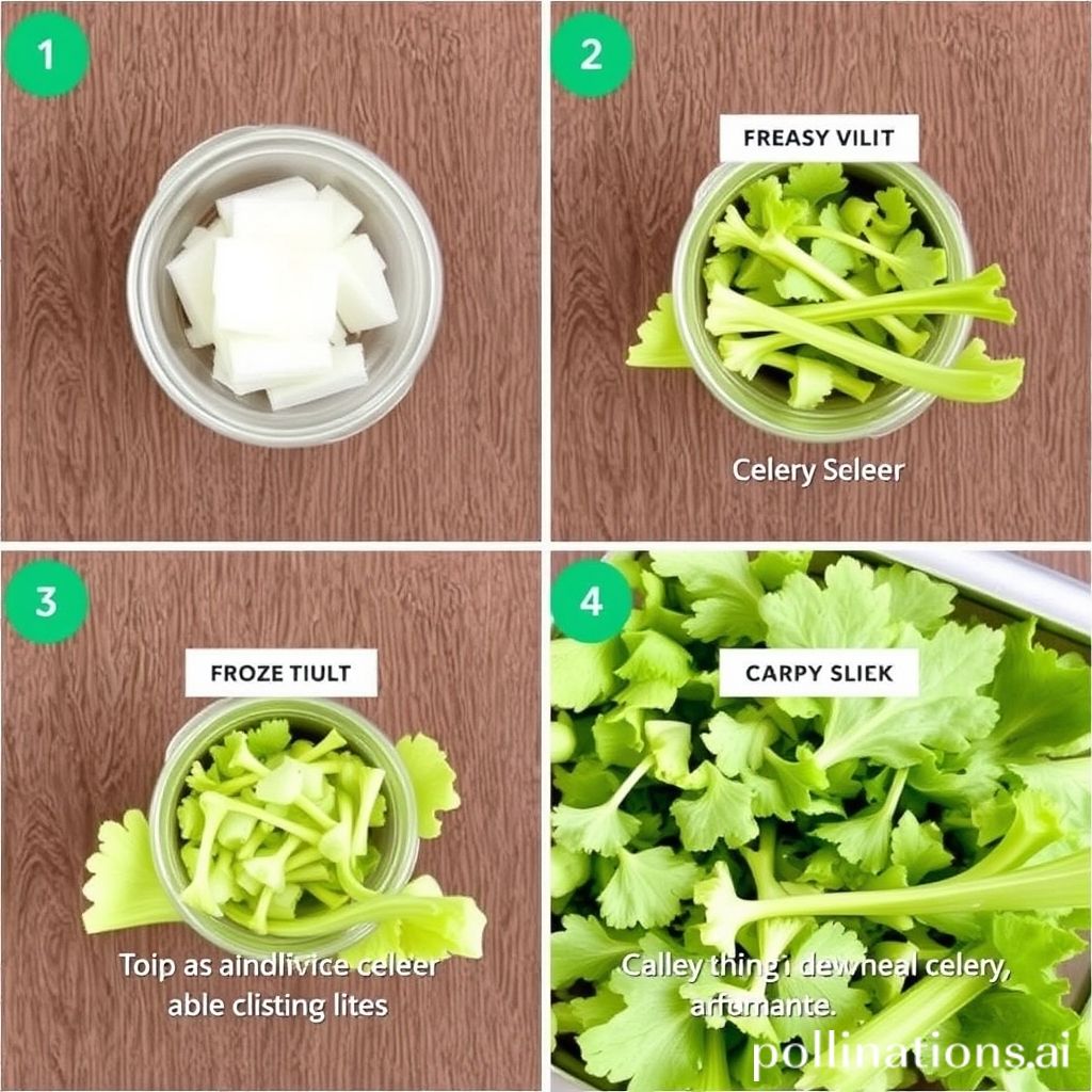 Methods for Freezing Celery Leaves: Flash Freezing vs. Blanching