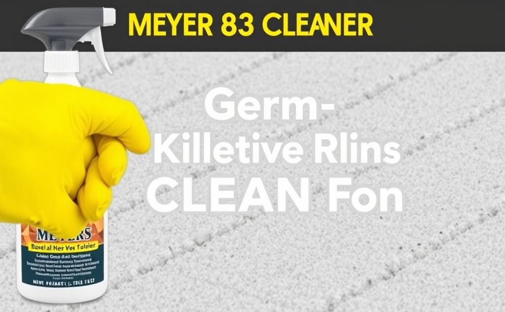 Meyers Cleaner: Effective Germ Killing Power