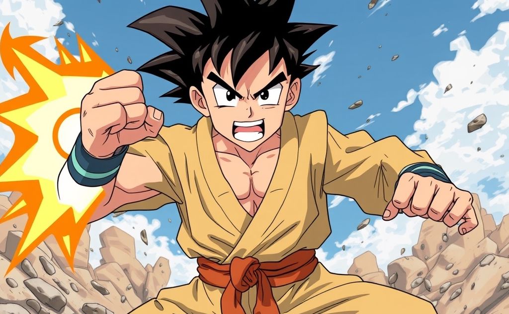 Might Guy's energy and strength in action