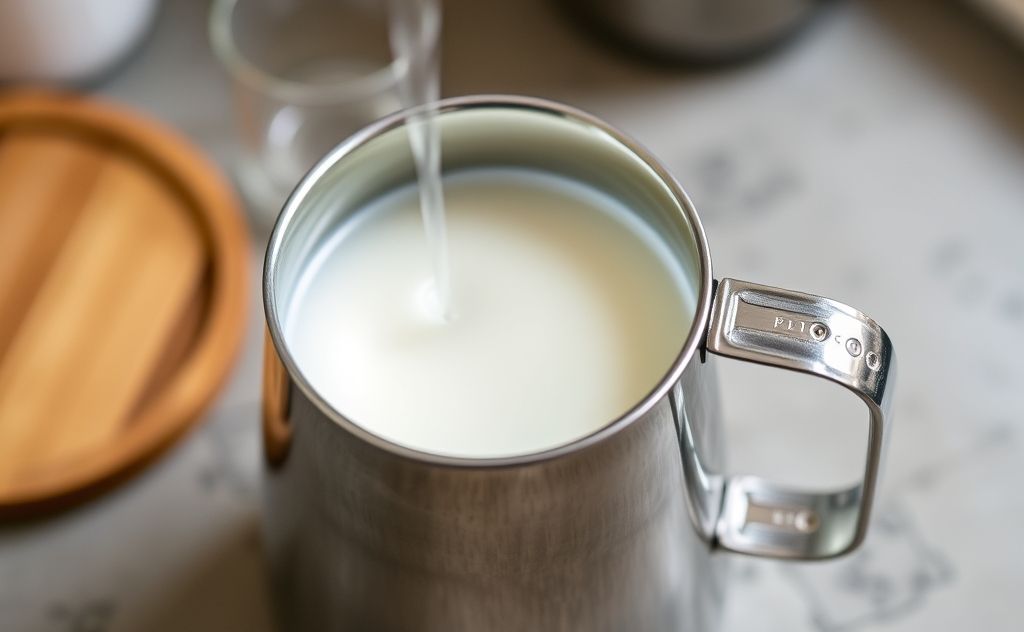 Milk heated in a tea kettle alternative methods