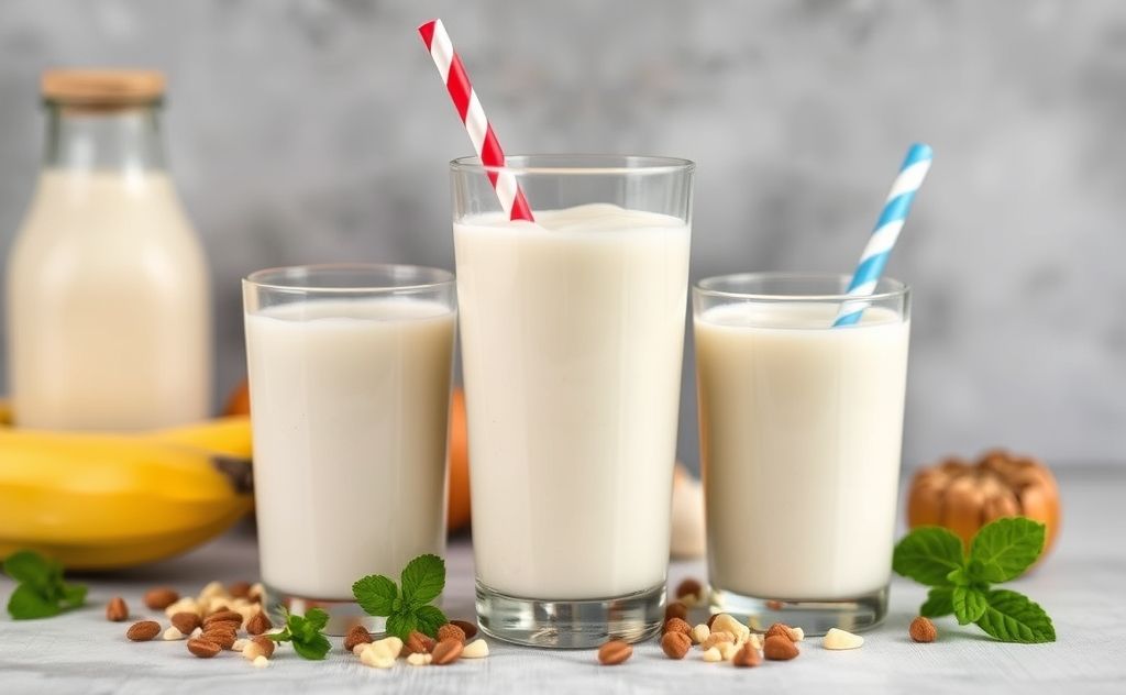 Milk shakes impact energy and digestion