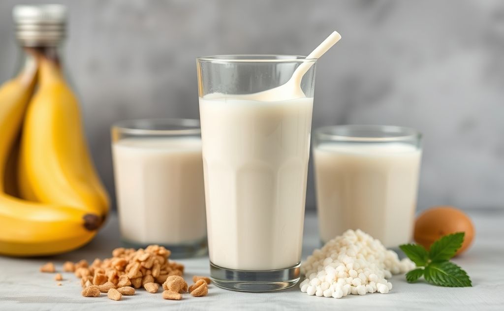 Milk thickens protein shakes effectively