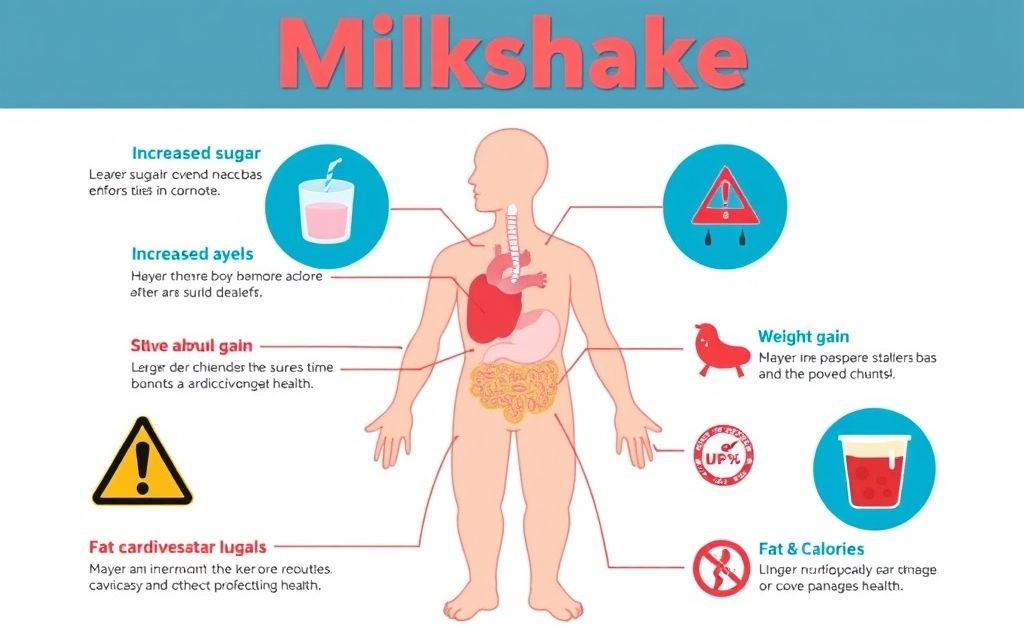 Milkshake health risks and effects on the body