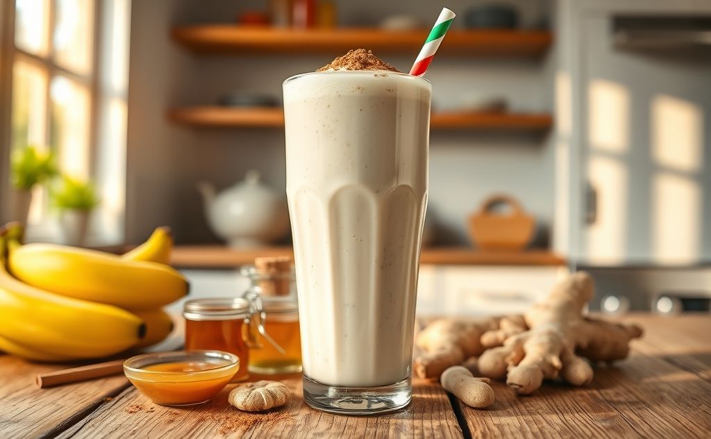 Milkshake remedy for hangover relief