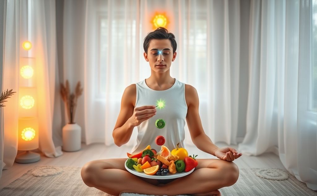 Mindful eating for balanced chakras and well-being