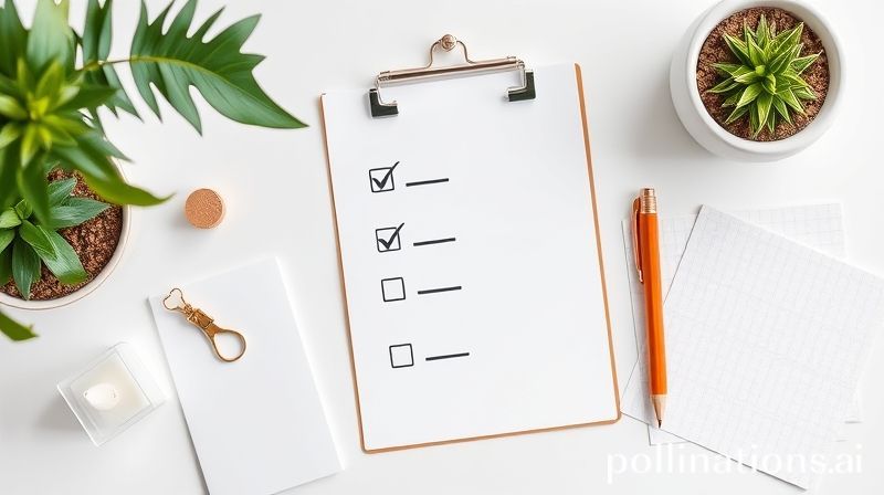 Checklist alat tulis minimal