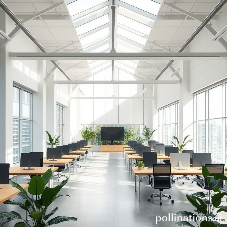Kantor minimalis open plan