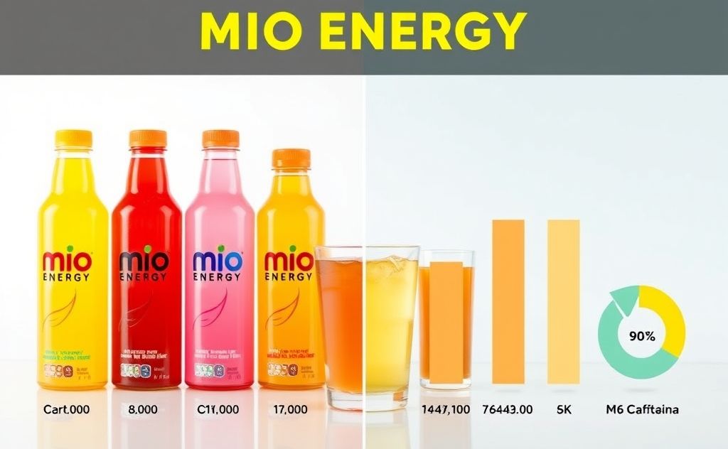 Mio Energy caffeine content comparison