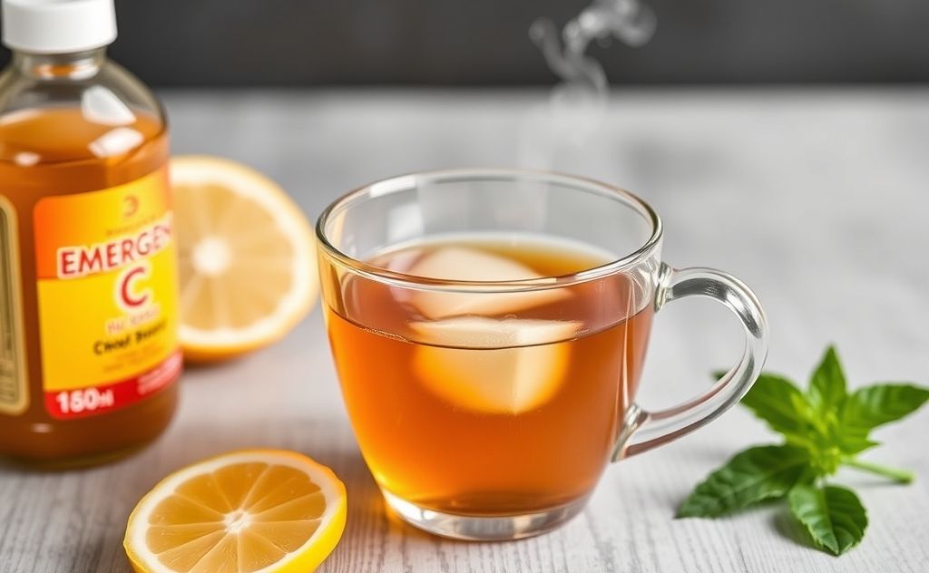 Mix Emergen-C with hot tea for wellness boost