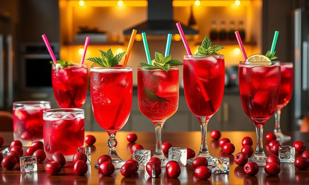 Mocktail Magic: Non-Alcoholic Cranberry Creations